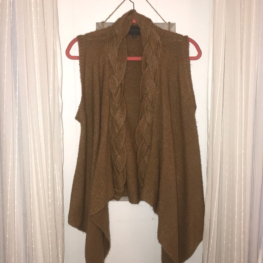 Draped Sweater Vest